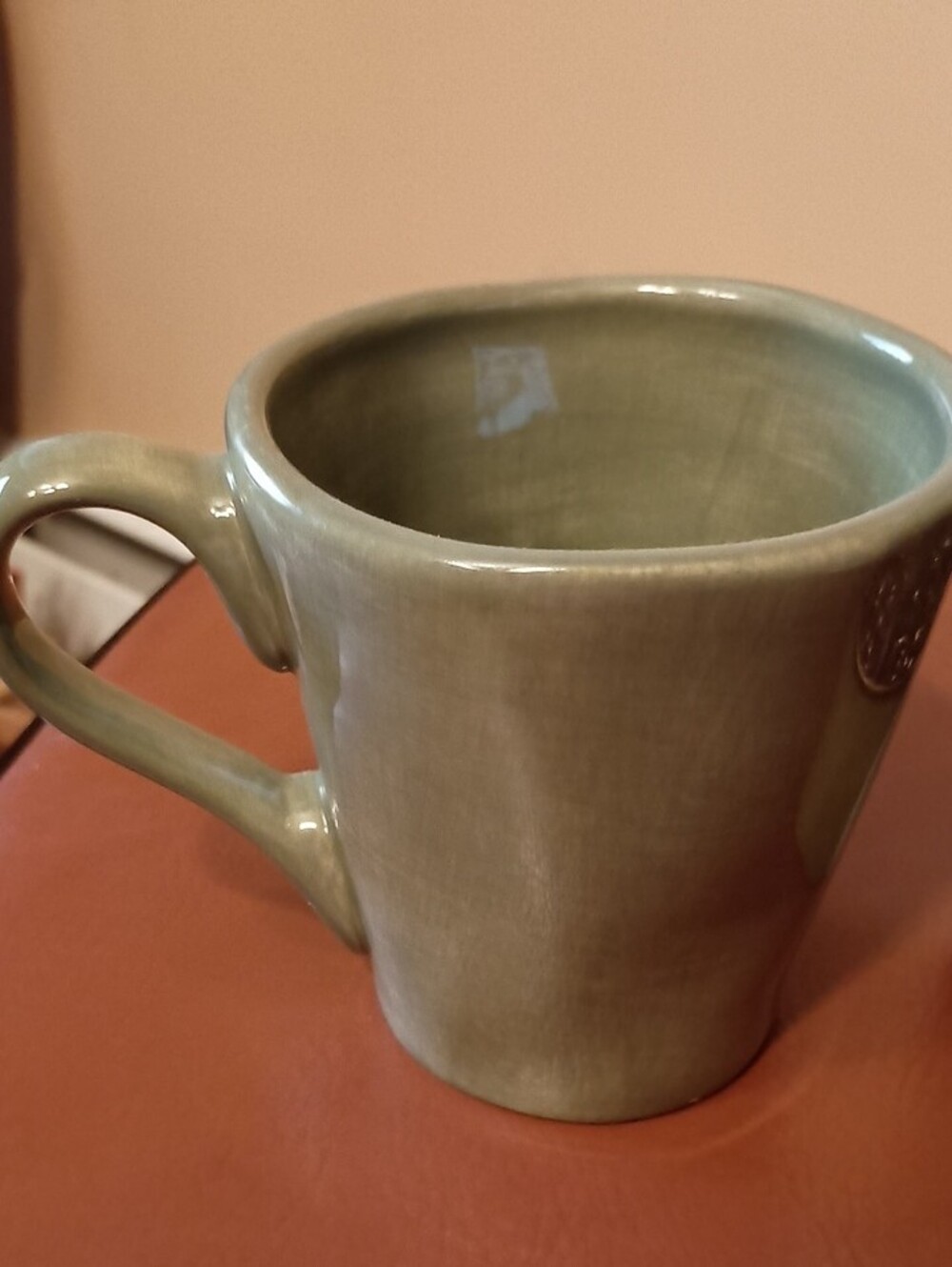 Green Ceramic Coffee Mug And Pillar Candle Bundle - Picture 9 of 9